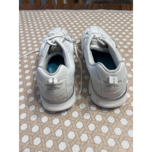Skechers Womens Synergy Elite‎ Class  White Running Shoes Sneakers Size 7.5 - Picture 3 of 8